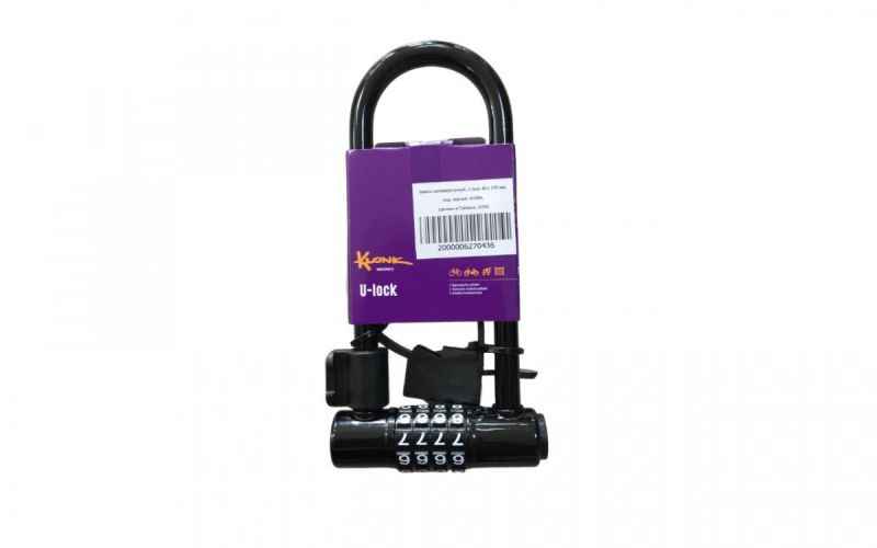 Замок противоугонный, U-lock, KLONK, 10391 (нет, без цвета, 10391)